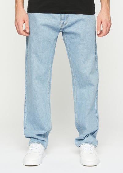 Crosshatch Light Wash Tillman Baggy Jeans
