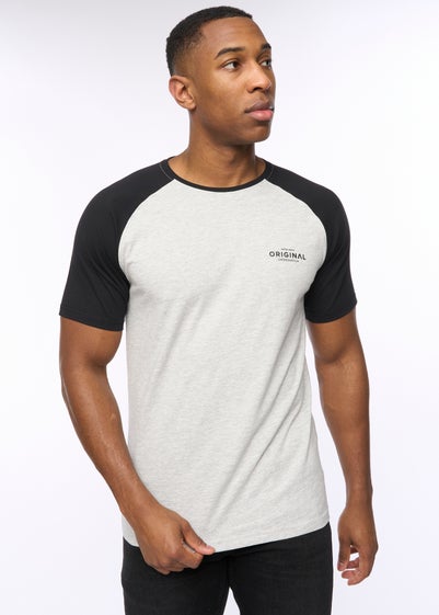 Crosshatch Grey Marl/Black Meza T-Shirt