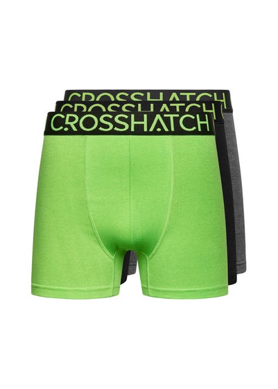 Crosshatch Green Knightling MVE 3 Pack Boxers