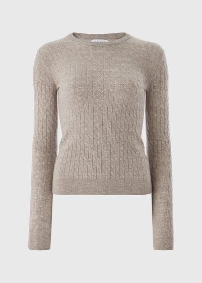 Mocha Babycable Jumper