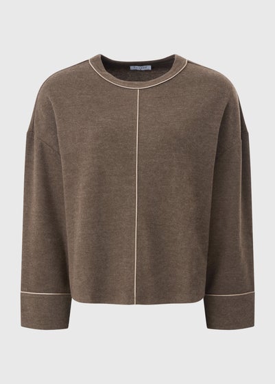 Chocolate Seam Detail Jumper