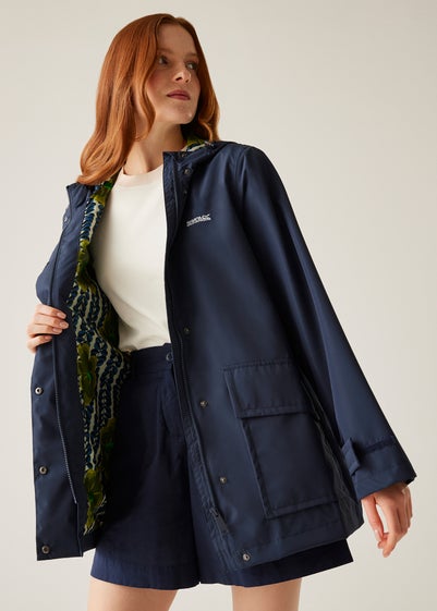 Regatta Navy Lotus Orla Kiely III Waterproof Breathable Isotex Swing Jacket