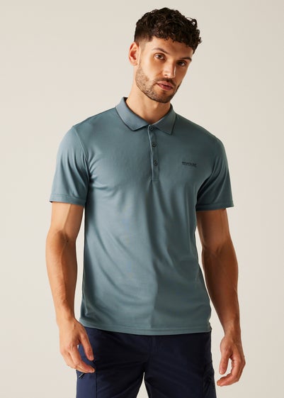 Regatta Grey/Blue Maverik V Quick Dry T-Shirt