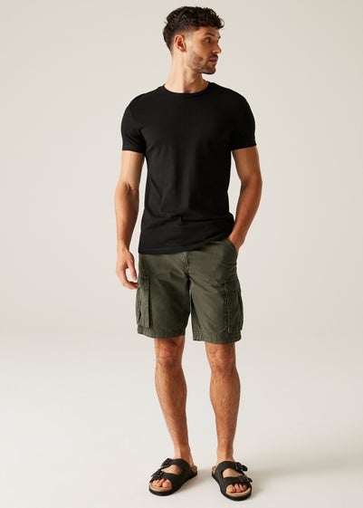 Regatta Dark Khaki Shorebay II Multi-Pocket Shorts
