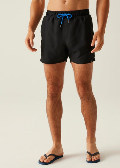Regatta Black/Blue Mawson III Swim Shorts