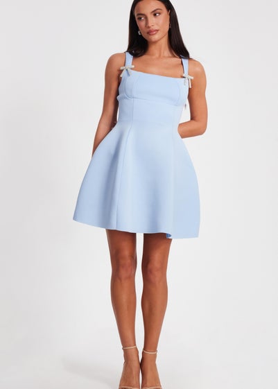 Quiz Blue A Line Mini Dress