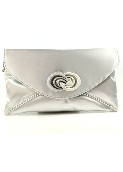 Lunar Ripley Silver Satin Bag