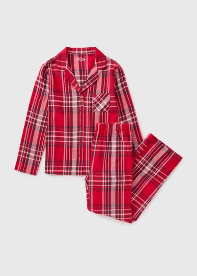 Red Check Family Pyjama Set