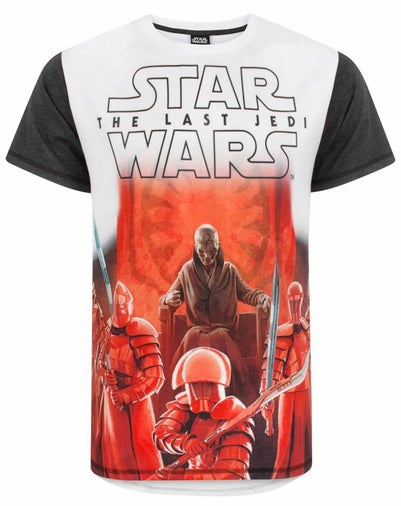 Star Wars White The Last Jedi First Order T Shirt
