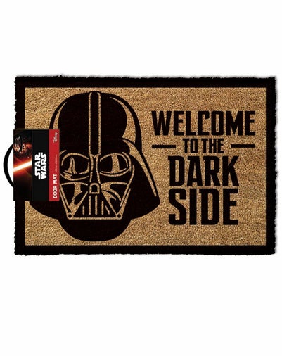 Star Wars Brown Darth Vader Welcome To The Dark Side Coir Door Mat