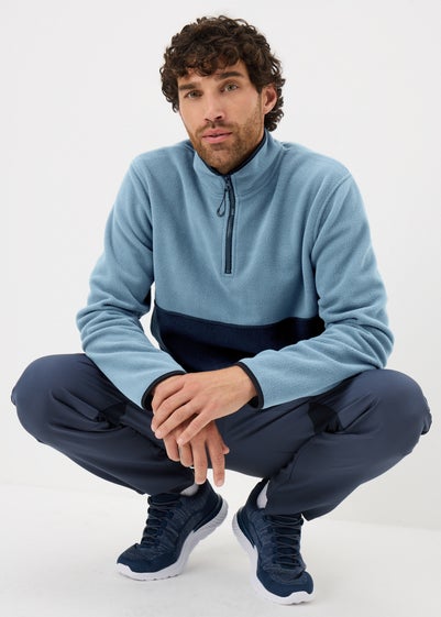 Souluxe Blue Block Fleece