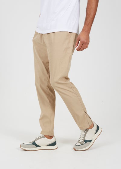 Brave Soul Stone Elasticated Waist Trousers