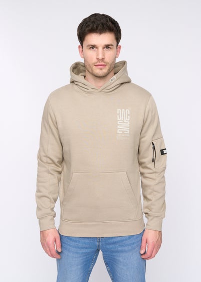 Duck & Cover Light Pebble Tremake Hoodie