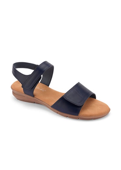 Cotton Traders Dark Blue Core Comfort Sandals