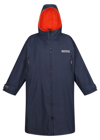 Regatta Navy/Orange Lining Changing Waterproof Hydrofort Robe