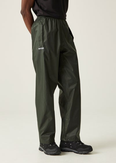 Regatta Dark Olive Adult Stormbreak Waterproof Hydrofort Overtrousers