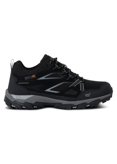 Regatta Black Granite Holcombe Low III Waterproof Breathable Isotex Walking Shoes