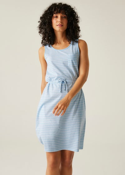 Regatta Chambray Blue White Stripe Ariena Dress