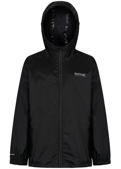 Regatta Black Kids Pack-It III Waterproof Breathable Isolite Jacket (3-16 Years)