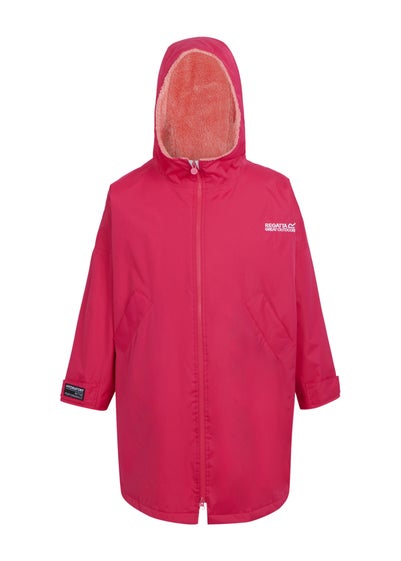 Regatta Berry  Kids Junior Waterproof Hydrofort Robe (3-13 Years)