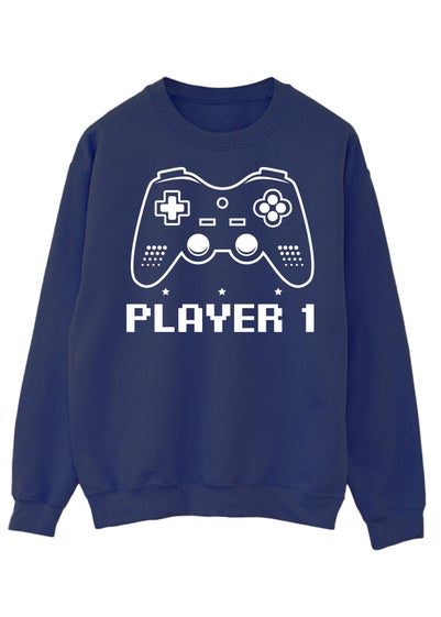 Brands In Player 1 Navy Graphic Sweatshirt