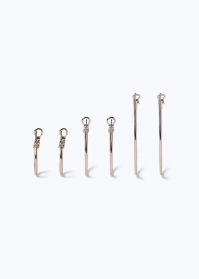 Muse 3 Pack Gold Thin Hoop Earrings