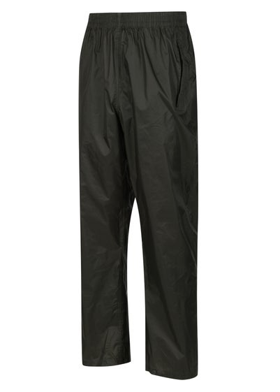 Regatta Black Pack It Waterproof Breathable Isolite Overtrousers