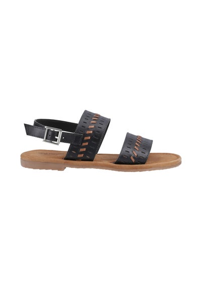 Hush Puppies Black Hadley Sandal
