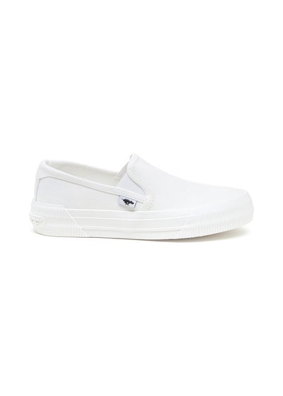 Rocket Dog White Cheeryful 12A Slip On