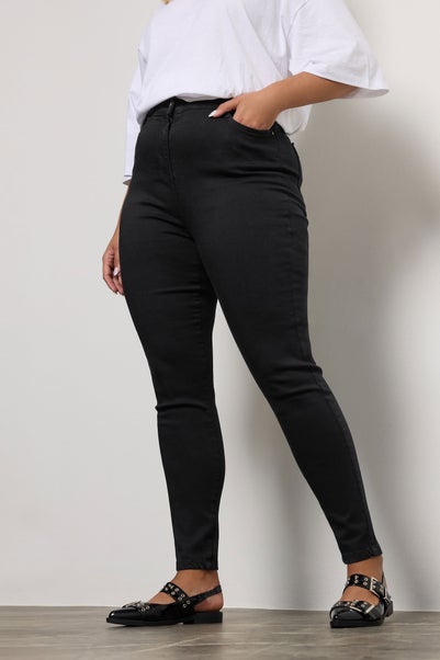 Yours Curve Black Stretch Skinny Ava Jeans