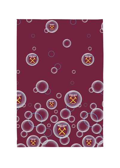 West Ham United FC Maroon Fleece Blanket