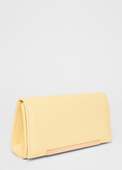 Quiz Yellow Long Clutch Bag