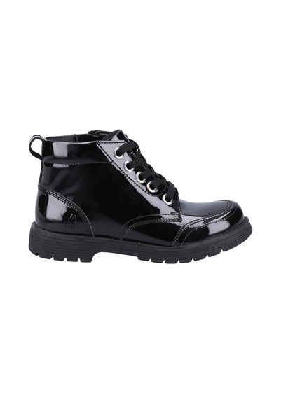 Hush Puppies Black Jolie Patent Senior Chelsea