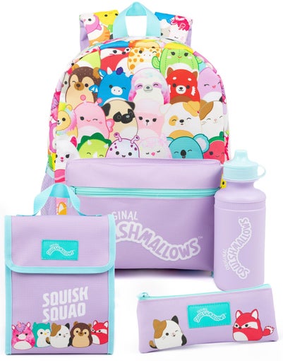 Squishmallows Backpack 4 Piece Set