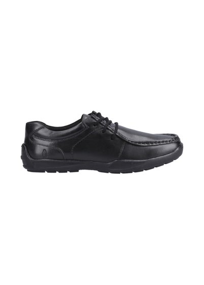 Hush Puppies Black Mackenzie Wallabee Senior