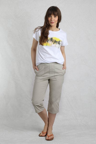 Weird Fish Oyster Anyar 3/4 Length Ripstop Trousers