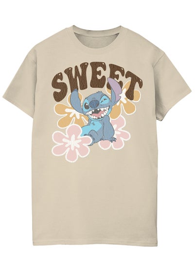 Disney Lilo & Stitch Sweet Sand Boyfriend Fit Graphic T-Shirt
