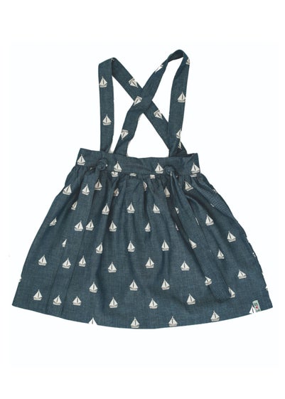 Lilly & Sid Grey Sailing Boat Bracer Skirt (3-8 Years)