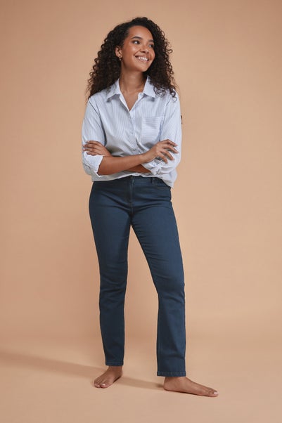 M&Co Indigo Blue Straight Leg Jeans