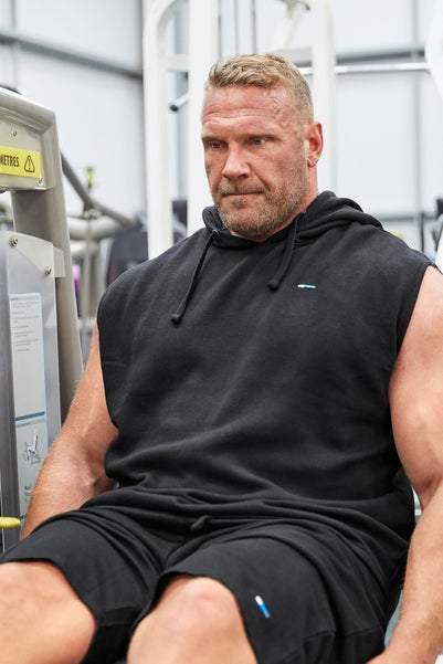 BadRhino Big & Tall Black Core Sleeveless Hoodie