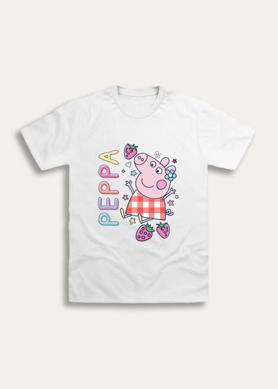 Brand Threads Peppa Pig White T Shirt (Ages 3-6 Years)