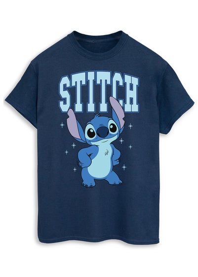 Disney Lilo & Stitch Posing Black Graphic T-Shirt