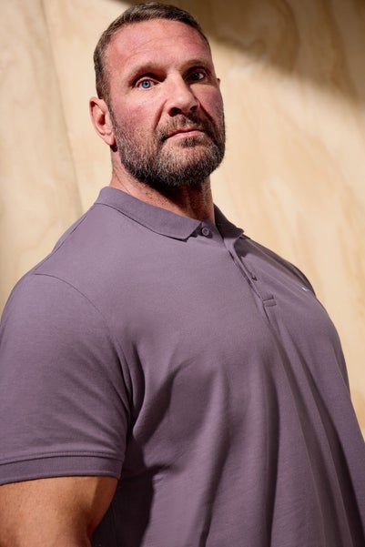 BadRhino Big & Tall Mauve Purple Core Polo Shirt