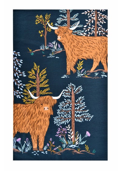 Ulster Weavers Connie the Cow Navy Tea Towel - Cotton