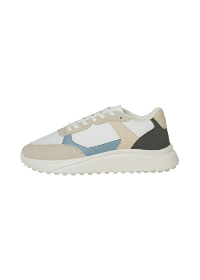 Jack & Jones Cream Aspire Runner Trainer