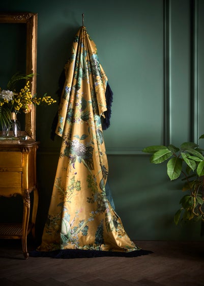 Laurence Llewelyn-Bowen Cotswold Fantasia Velvet Gold Throw