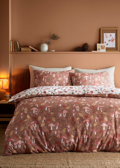 Fusion Woodland Dreams Reversible Natural Duvet Cover Set