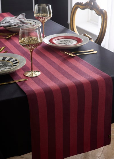 Laurence Llewelyn-Bowen Festivo Red Table Runner