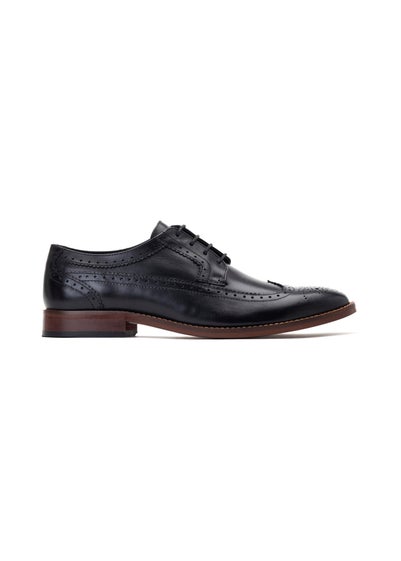 Base London Black Twain Brogue