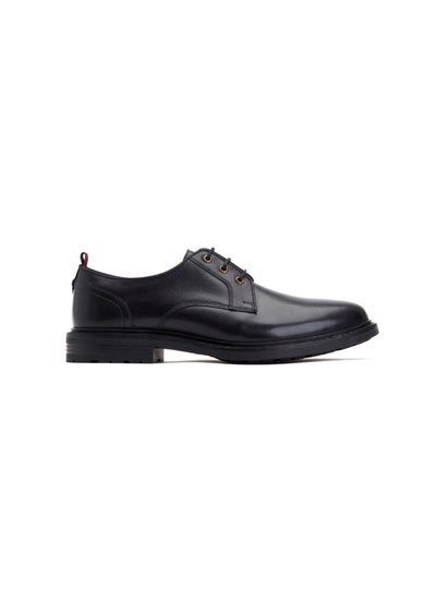 Base London Black Dime Derby Shoe